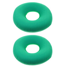 6Pcs Inflatable Seat Pads Green Thick Cushion with Air Pump
