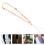 3Pcs Pink Phone Chain Rope Beaded Wrist Strap for Phone Security 10