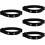 5Pcs Rate Monitor Chest Belt with Adjustable Elastic Strap 10