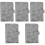 5Pcs Protective Grey PU A6 Budget Binder Cover Journal Shell 5
