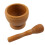 3Pcs Ergonomic Brown Garlic Pounder Kitchen Tools 1