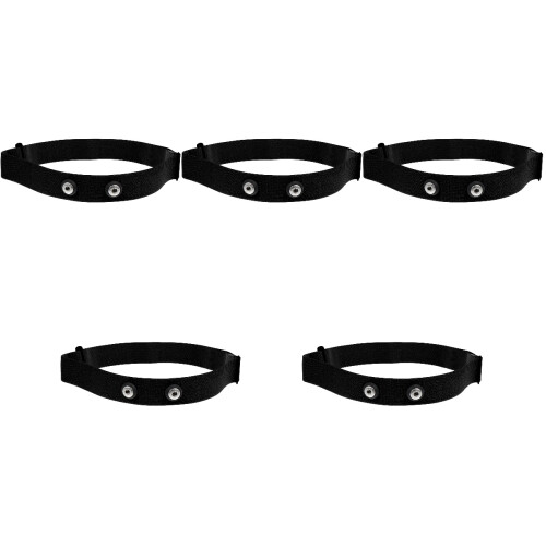 5Pcs Rate Monitor Chest Belt with Adjustable Elastic Strap 2