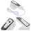 2Sets White Handheld Electric Iron Home Use Portable Steamer 8