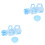 2Pcs Electric Bubble Machine for Kids Multi-Hole Portable 7