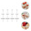 48Pcs Stainless Steel Flower Nails Cake Decorating Tools for Baking 9