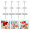 48Pcs Stainless Steel Flower Nails Cake Decorating Tools for Baking 10