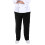 2Pcs Black Loose Chef Pants Breathable Wearproof Kitchen Uniform 2