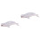 2Pcs White Model Marine Animal Toy Decorative Figurine 4