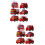 2Sets Red Fire Engine Model Push and Go Car Toys for Educational Play 7