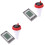 2Pcs Floating Wireless Pool Water Thermometer White Durable Waterproof 3