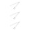 3Pcs Adjustable Silver Stainless Steel Eyeglass Chain Holder Stylish 8