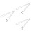 3Pcs Adjustable Silver Stainless Steel Eyeglass Chain Holder Stylish 6
