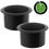 3Pièces Support De Gobelet Noir Pour Et Bateau En Plastique 2
