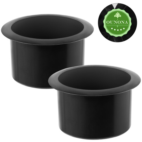 3Pièces Support De Gobelet Noir Pour Et Bateau En Plastique 1