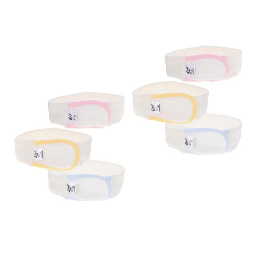 6Pcs Toddler Diaper Fixing Belts Assorted Colors Soft 1