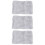 3Pcs Comfortable Pets Blanket Light Grey Plush Warm Cover for Pets 8