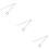 3Pcs Adjustable Silver Stainless Steel Eyeglass Chain Holder Stylish 9