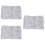 3Pcs Comfortable Pets Blanket Light Grey Plush Warm Cover for Pets 7