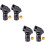 4Pcs Professional Microphone Clips Black Mic Holder for Home and Stage 6