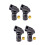 4Pcs Professional Microphone Clips Black Mic Holder for Home and Stage 7