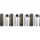 4Sets Black Stainless Steel Flatware Serving Kit for Students 11