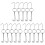 15Pcs Stainless Steel Meat Hooks Double Design for Kitchen Use 2