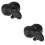 2Pièces Confort Noire Design Arrondi Anti-Stress 8