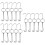 15Pcs Stainless Steel Meat Hooks Double Design for Kitchen Use 7
