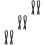 6Pcs Coffee Tote Bag Replacement Straps Thick Leather Handles 5