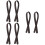 6Pcs Coffee Tote Bag Replacement Straps Thick Leather Handles 7