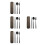 4Sets Black Stainless Steel Flatware Serving Kit for Students 2