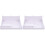 2Pcs White ABS Hairdressing Tool Holder Multi-Function Scissor Stand 2