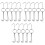 15Pcs Stainless Steel Meat Hooks Double Design for Kitchen Use 3