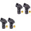 4Pcs Professional Microphone Clips Black Mic Holder for Home and Stage 3