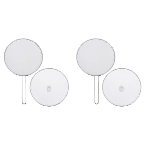 4Pcs Silver Metal Splatter Screen Oil Guard Cooling Mat 1