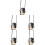 5Pcs Modern Astronaut Car Rear View Mirror Hanging Decorations 5