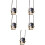 5Pcs Modern Astronaut Car Rear View Mirror Hanging Decorations 6