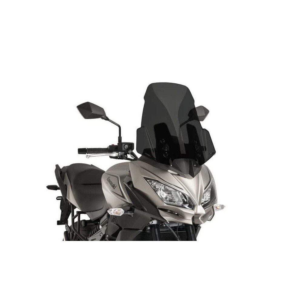 Puig Dark Smoke Touring Screen Kawasaki Versys 650 Tourer 2015-2021 - Image 7