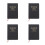 4Pcs Black Academic Planner 2022-2023 Daily Plan Notebook Portable 3