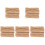 7000Pcs Khaki Delicate Gift Bag Ties Flexible Twisting Bread Ties 2