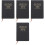 4Pcs Black Academic Planner 2022-2023 Daily Plan Notebook Portable 8