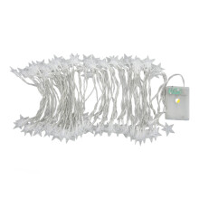 Safe Operation Fairy Light, Battery Operated Twinkle Star String Lights for Warm Romantic Style and Low Heat Dissipation, Waterproof Design for