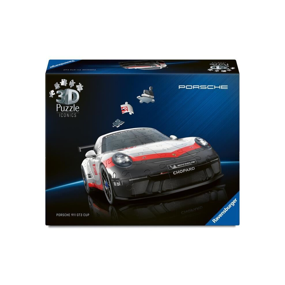 Ravensburger Puzzle 3D Iconics - Porsche 911 Gt3 Cup