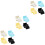 360Pcs Lightweight Note Paper Assorted Colors for Creative Writing 4