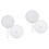 4Pcs Silver Metal Splatter Screen Oil Guard Cooling Mat 4
