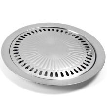 Smokeless BBQ Grill Pan Stainless Steel Non Stick Roasting Pan For Indoor Outdoor Camping Grilling With Water Vapor Cooking Design Stovetop Grill Plat