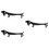 3Pcs Black Dog Spoon Fork Holder Chopstick Rest Rack 7