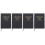 4Pcs Black Academic Planner 2022-2023 Daily Plan Notebook Portable 9
