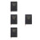 4Pcs Black Academic Planner 2022-2023 Daily Plan Notebook Portable 2