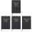 4Pcs Black Academic Planner 2022-2023 Daily Plan Notebook Portable 7